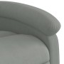 Sillón reclinable eléctrico de terciopelo gris claro de , Sillones - Ref: Foro24-3204278, Precio: 251,98 €, Descuento: %