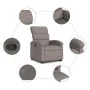 Hebbarer Liegesessel aus taupegrauem Stoff von , Sessel - Ref: Foro24-3203986, Preis: 277,84 €, Rabatt: %