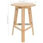 Fir wood folding bar table 78 cm by vidaXL, Folding tables - Ref: Foro24-45532, Price: 141,47 €, Discount: %