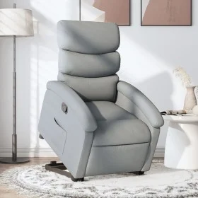 Light Gray Fabric Liftable Recliner by , Armchairs - Ref: Foro24-3203978, Price: 269,88 €, Discount: %