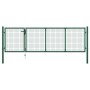Grünes Gartentor aus Stahl 350x100 cm von vidaXL, Gartentore - Ref: Foro24-144305, Preis: 405,25 €, Rabatt: %