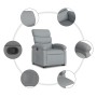 Hellgrauer, anhebbarer Liegesessel aus Stoff von , Sessel - Ref: Foro24-3203978, Preis: 252,47 €, Rabatt: %