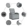 Light Gray Fabric Liftable Recliner by , Armchairs - Ref: Foro24-3203978, Price: 269,88 €, Discount: %