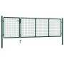 Grünes Gartentor aus Stahl 350x100 cm von vidaXL, Gartentore - Ref: Foro24-144305, Preis: 405,25 €, Rabatt: %