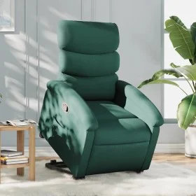Dark green fabric lifting recliner by , Armchairs - Ref: Foro24-3203984, Price: 272,66 €, Discount: %