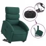Sillón reclinable elevable tela verde oscuro de , Sillones - Ref: Foro24-3203984, Precio: 272,66 €, Descuento: %
