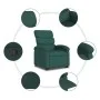 Dark green fabric lifting recliner by , Armchairs - Ref: Foro24-3203984, Price: 272,66 €, Discount: %