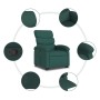 Hebe-Liegestuhl aus dunkelgrünem Stoff von , Sessel - Ref: Foro24-3203984, Preis: 268,68 €, Rabatt: %