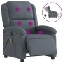 Sillón reclinable de masaje eléctrico terciopelo gris oscuro de , Sillones - Ref: Foro24-3204290, Precio: 291,33 €, Descuento: %