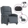 Dark Gray Velvet Electric Massage Recliner by , Armchairs - Ref: Foro24-3204290, Price: 297,32 €, Discount: %