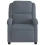 Dark Gray Velvet Electric Massage Recliner by , Armchairs - Ref: Foro24-3204290, Price: 297,32 €, Discount: %