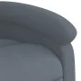 Dark Gray Velvet Electric Massage Recliner by , Armchairs - Ref: Foro24-3204290, Price: 297,32 €, Discount: %