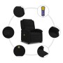 Anhebbarer Massagesessel aus schwarzem Samt von , Sessel - Ref: Foro24-3204317, Preis: 286,47 €, Rabatt: %