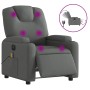 Electric massage recliner dark gray fabric by , Armchairs - Ref: Foro24-3204357, Price: 265,74 €, Discount: %