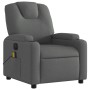 Electric massage recliner dark gray fabric by , Armchairs - Ref: Foro24-3204357, Price: 265,74 €, Discount: %
