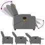 Electric massage recliner dark gray fabric by , Armchairs - Ref: Foro24-3204357, Price: 265,74 €, Discount: %