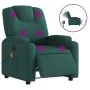 Sillón reclinable de masaje eléctrico tela verde oscuro de , Sillones - Ref: Foro24-3204362, Precio: 258,65 €, Descuento: %