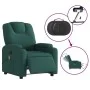 Sillón reclinable de masaje eléctrico tela verde oscuro de , Sillones - Ref: Foro24-3204362, Precio: 258,65 €, Descuento: %