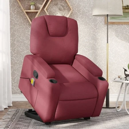 Hebbarer Massagesessel aus rotem Stoff von , Sessel - Ref: Foro24-3204383, Preis: 309,47 €, Rabatt: %