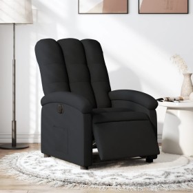Sillón reclinable eléctrico de tela negro de , Sillones - Ref: Foro24-3204070, Precio: 230,57 €, Descuento: %