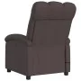 Sillón reclinable de masaje eléctrico tela marrón oscuro de , Sillones - Ref: Foro24-3204085, Precio: 282,18 €, Descuento: %