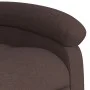 Sillón reclinable de masaje eléctrico tela marrón oscuro de , Sillones - Ref: Foro24-3204085, Precio: 282,18 €, Descuento: %