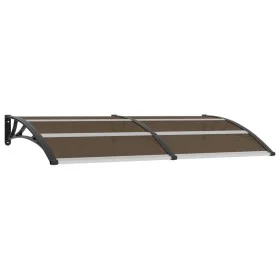 Door canopy PC black 200x100 cm by vidaXL, Awnings - Ref: Foro24-45635, Price: 74,27 €, Discount: %