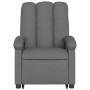 Sillón reclinable elevable de tela gris oscuro de , Sillones - Ref: Foro24-3204093, Precio: 266,77 €, Descuento: %