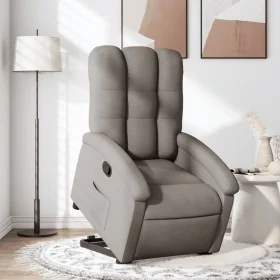 Liftable recliner taupe gray fabric by , Armchairs - Ref: Foro24-3204100, Price: 273,98 €, Discount: %