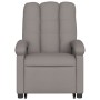 Liftable recliner taupe gray fabric by , Armchairs - Ref: Foro24-3204100, Price: 254,55 €, Discount: %