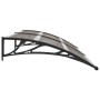 PC Türvordach schwarz 200x100 cm von vidaXL, Markisen - Ref: Foro24-45635, Preis: 72,15 €, Rabatt: %