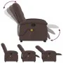 Liegender Fußmassagesessel aus dunkelbraunem Stoff von , Sessel - Ref: Foro24-3204109, Preis: 318,54 €, Rabatt: %