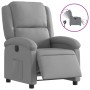 Sillón reclinable eléctrico tela gris claro de , Sillones - Ref: Foro24-3204140, Precio: 264,64 €, Descuento: %