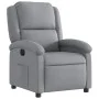 Electric recliner light gray fabric by , Armchairs - Ref: Foro24-3204140, Price: 265,01 €, Discount: %