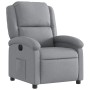 Sillón reclinable eléctrico tela gris claro de , Sillones - Ref: Foro24-3204140, Precio: 264,64 €, Descuento: %