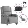 Elektrischer Liegesessel aus hellgrauem Stoff von , Sessel - Ref: Foro24-3204140, Preis: 275,17 €, Rabatt: %