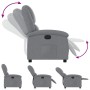 Sillón reclinable eléctrico tela gris claro de , Sillones - Ref: Foro24-3204140, Precio: 264,64 €, Descuento: %