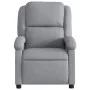Electric recliner light gray fabric by , Armchairs - Ref: Foro24-3204140, Price: 265,01 €, Discount: %