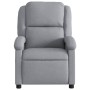 Sillón reclinable eléctrico tela gris claro de , Sillones - Ref: Foro24-3204140, Precio: 264,64 €, Descuento: %