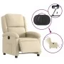 Cream Fabric Power Recliner by , Armchairs - Ref: Foro24-3204149, Price: 246,10 €, Discount: %