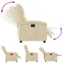 Cream Fabric Power Recliner by , Armchairs - Ref: Foro24-3204149, Price: 234,05 €, Discount: %
