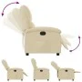 Cream Fabric Power Recliner by , Armchairs - Ref: Foro24-3204149, Price: 246,10 €, Discount: %