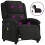Sillón reclinable de masaje eléctrico tela negro de , Sillones - Ref: Foro24-3204154, Precio: 250,03 €, Descuento: %