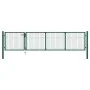 Grünes Gartentor aus Stahl, 350 x 75 cm von vidaXL, Gartentore - Ref: Foro24-144304, Preis: 267,13 €, Rabatt: %
