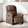 Sillón reclinable de masaje eléctrico tela marrón de , Sillones - Ref: Foro24-3204156, Precio: 289,81 €