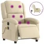Elektrischer Massagesessel aus cremefarbenem Stoff von , Sessel - Ref: Foro24-3204161, Preis: 254,32 €, Rabatt: %