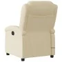 Cream fabric electric massage recliner by , Armchairs - Ref: Foro24-3204161, Price: 258,87 €, Discount: %