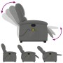 Silla de masaje reclinable de pie de tela gris oscuro de , Sillones - Ref: Foro24-3204177, Precio: 276,59 €, Descuento: %