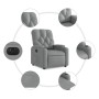 Elektrischer Liegesessel aus hellgrauem Stoff von , Sessel - Ref: Foro24-3204686, Preis: 236,14 €, Rabatt: %