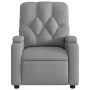 Sillón reclinable eléctrico tela gris claro de , Sillones - Ref: Foro24-3204686, Precio: 242,23 €, Descuento: %